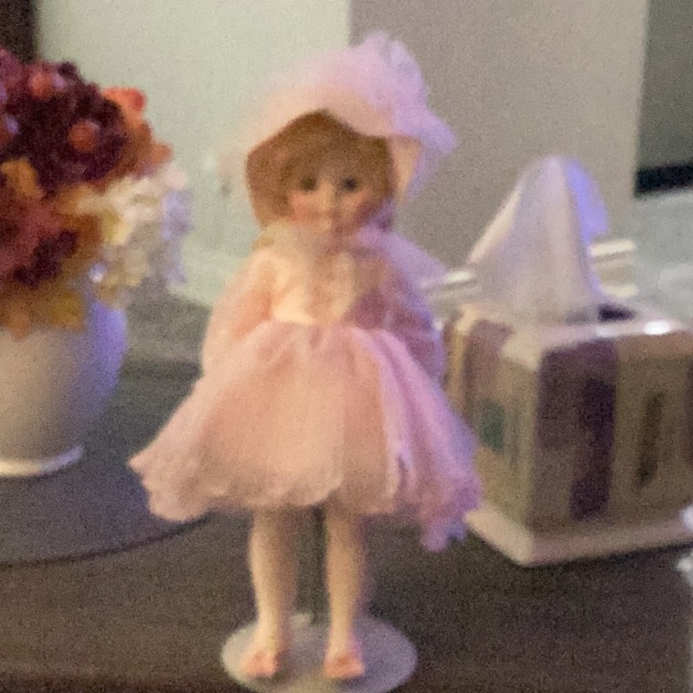 Madame Alexander Pink Doll with Bonnet